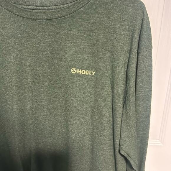 Hooey Zenith Olive Long Sleeve T Shirt 2XL - Picture 7 of 7